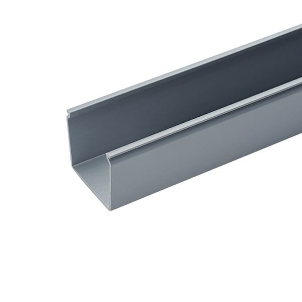 Base Raceway, FS1.5 Series, 1 Channel, 1-3/4 in W, 2 in H, 6 ft L, Light Gray, 6 PK